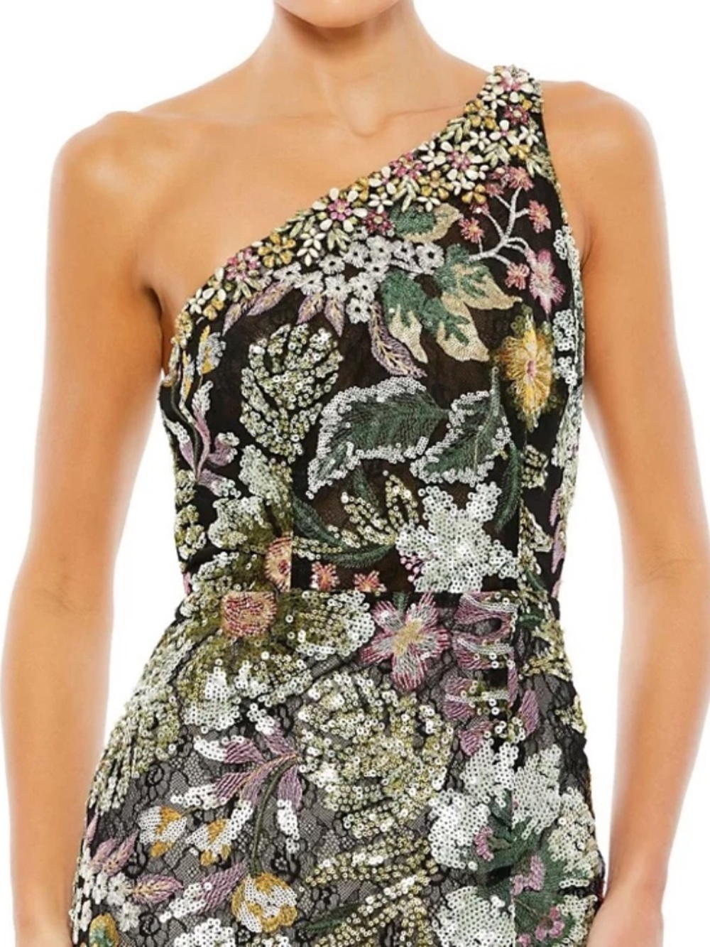 Mac Duggal Dress One Shoulder size 6 - Picture 2 of 5